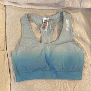 Gym Shark Blue Ombre Sports Bra